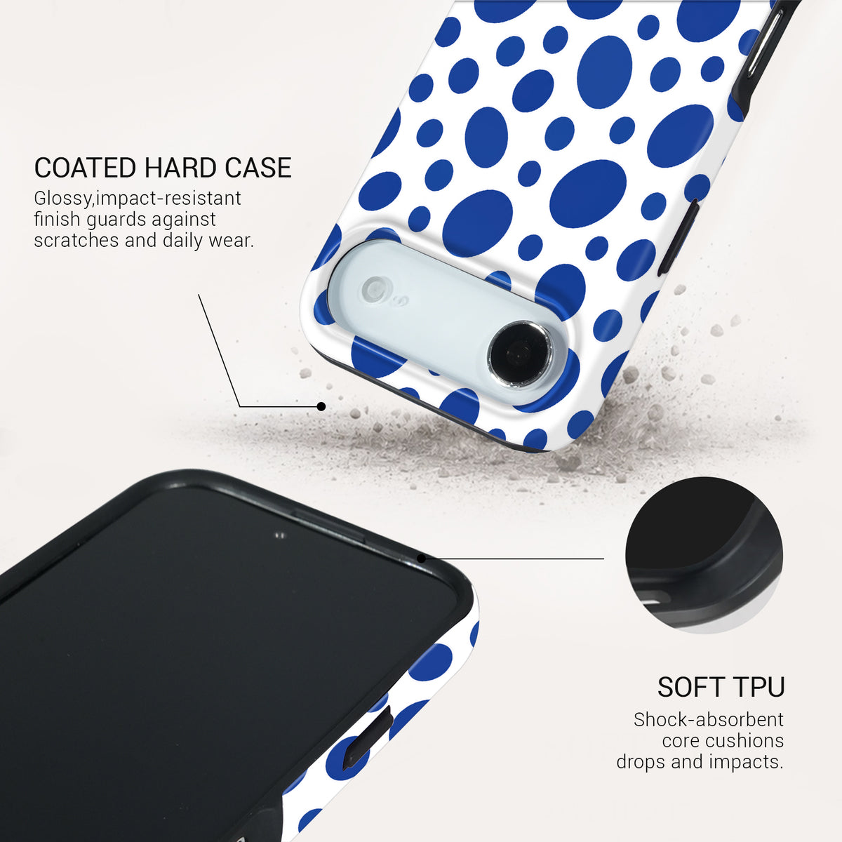 Blue Freckles Tough Phone Case#DEVICE_iPhone 17 Air
