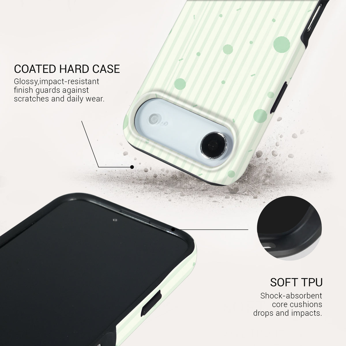 Mint Tea Tough Phone Case#DEVICE_iPhone 17 Air