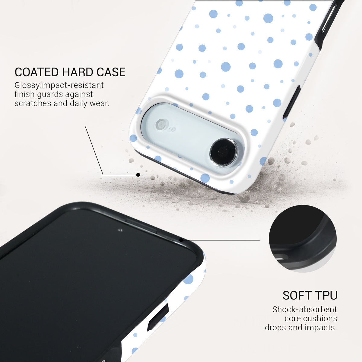 Baby Blue Tough Phone Case#DEVICE_iPhone 17 Air