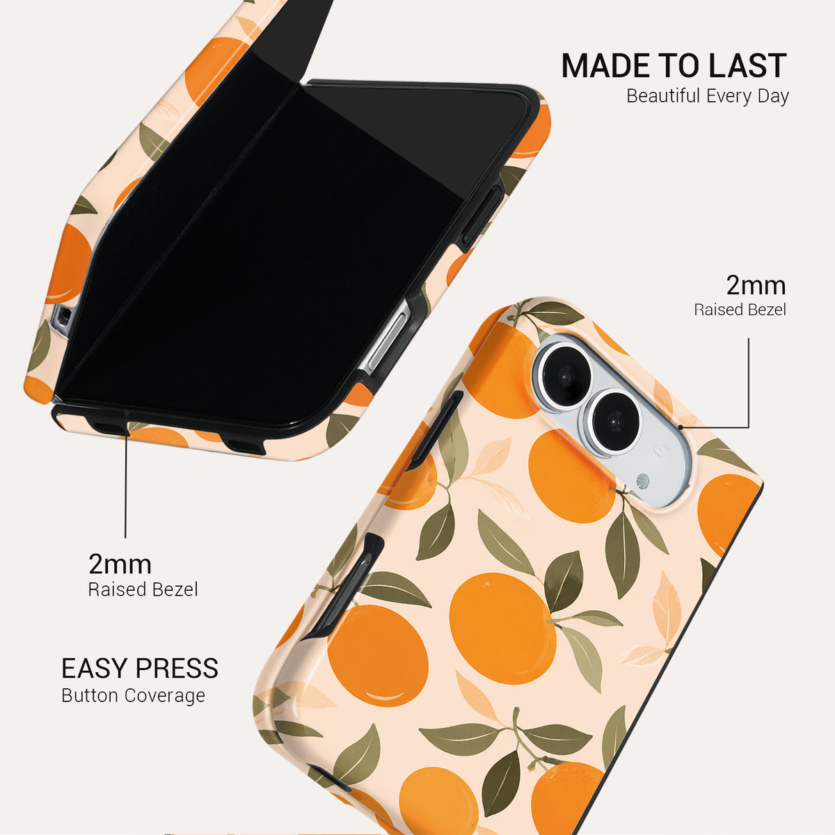 Clementine Tough Phone Case#DEVICE_iPhone Duo