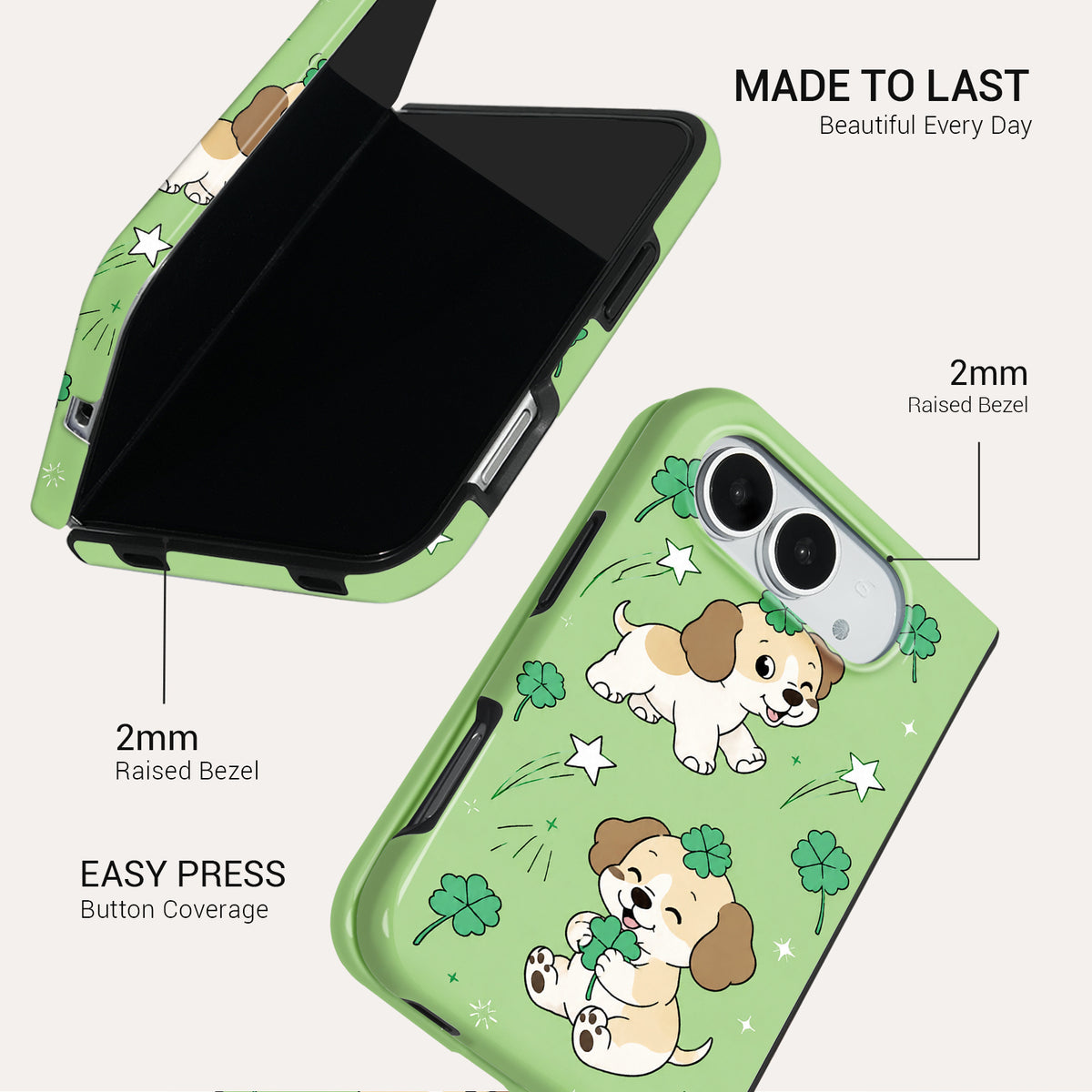 Lucky Pup Tough Phone Case#DEVICE_iPhone Duo