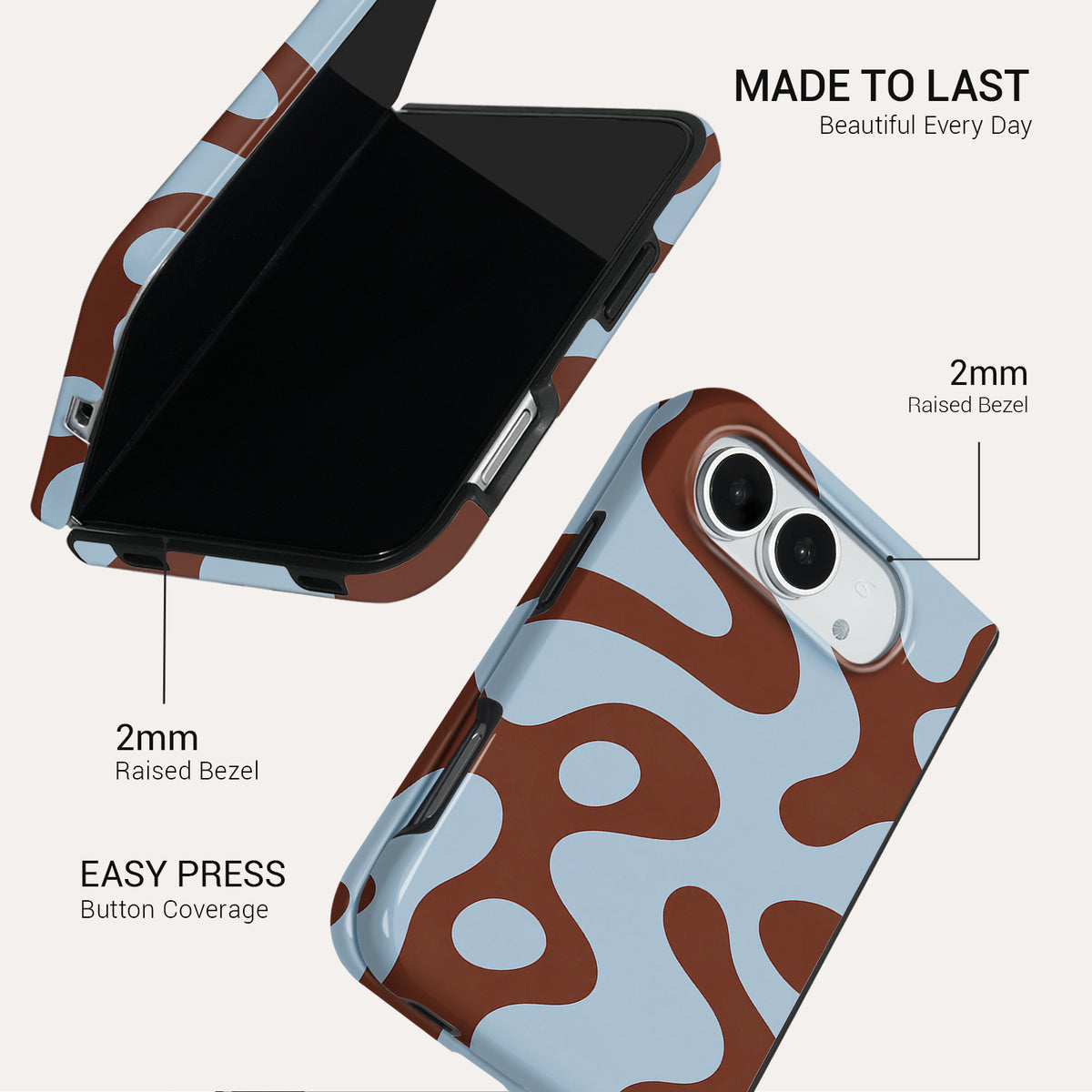 Mocha Melt Tough Phone Case#DEVICE_iPhone Duo