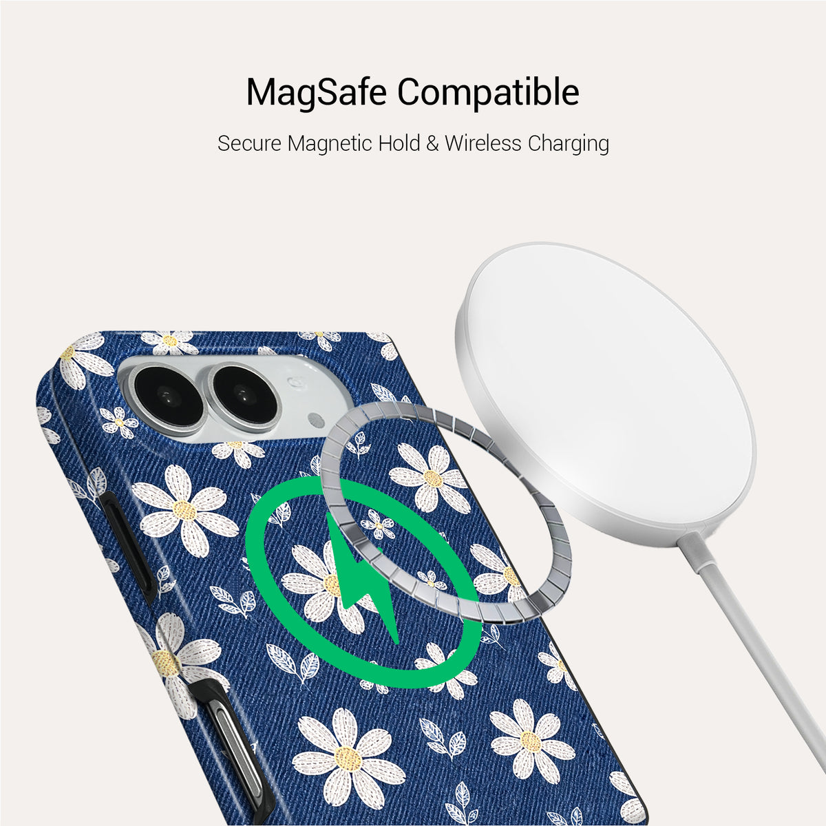 Denim Daisy Tough Phone Case#DEVICE_iPhone Duo