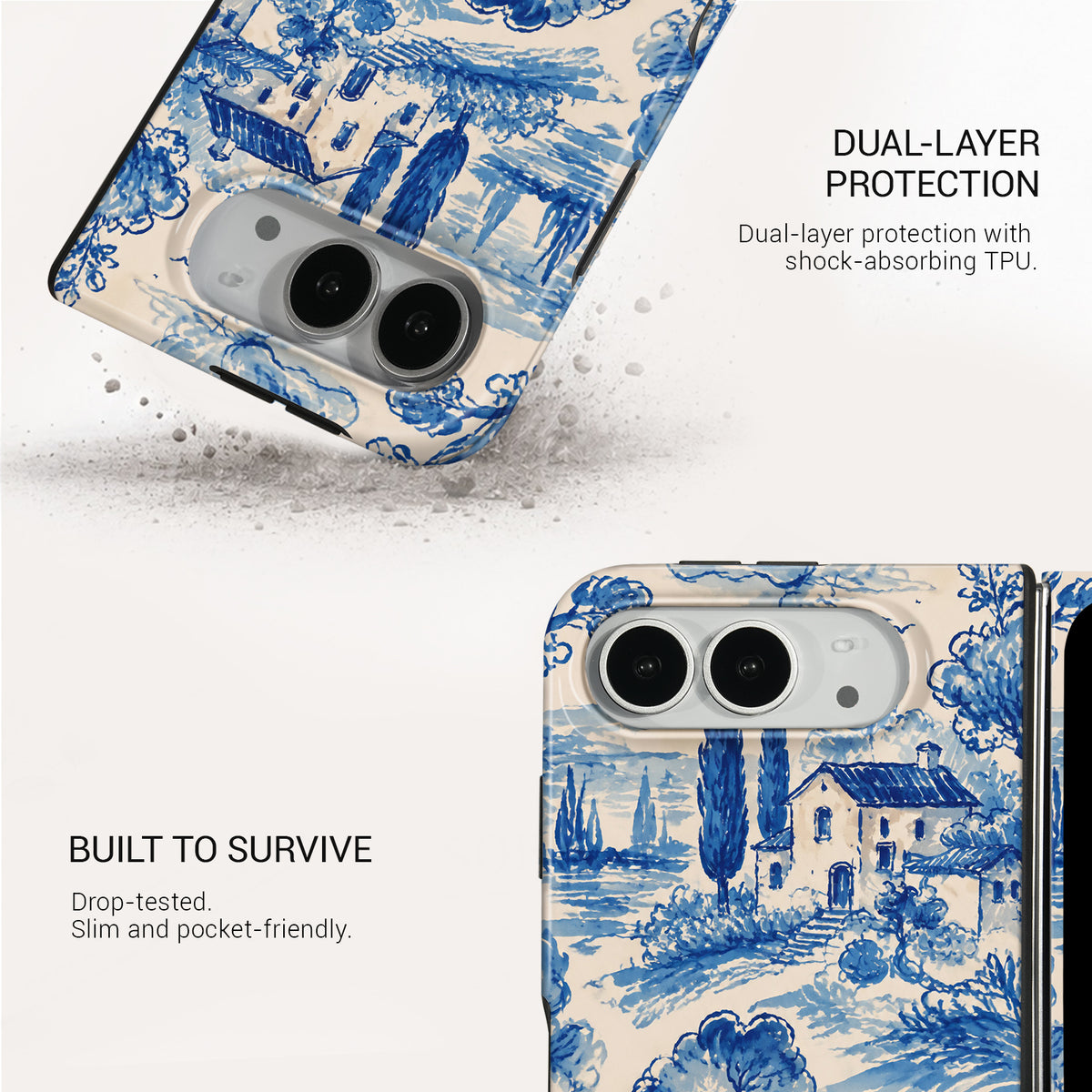 Toile Village Tough Phone Case#DEVICE_iPhone Duo