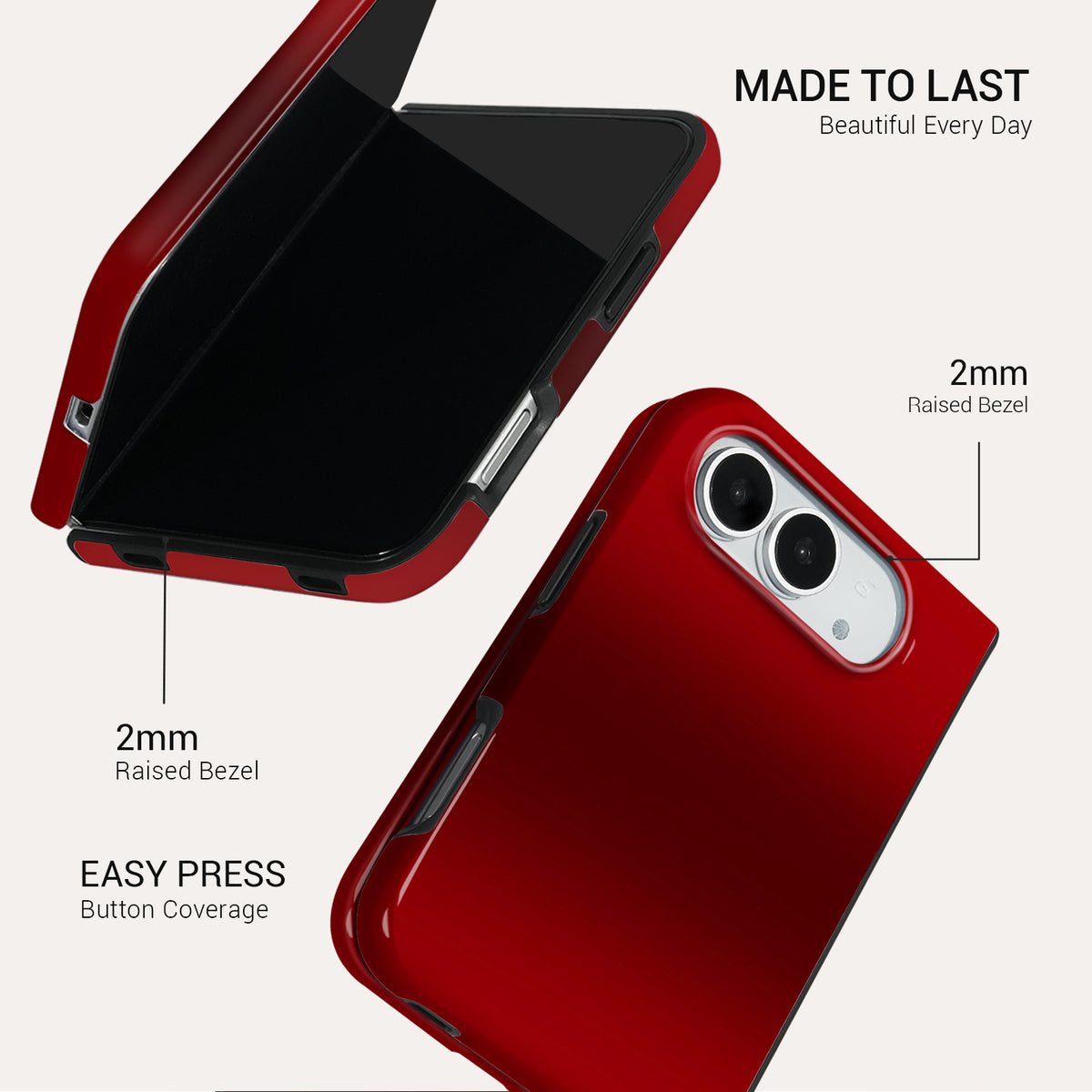 Red Alert Tough Phone Case#DEVICE_iPhone Duo