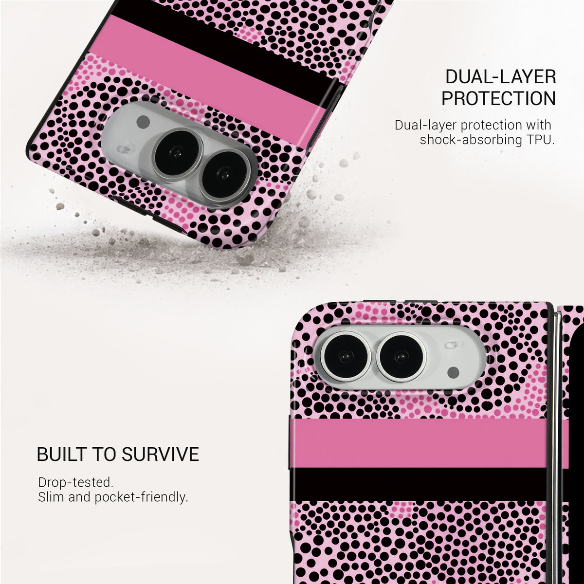 Pink Riot Tough Phone Case#DEVICE_iPhone Duo