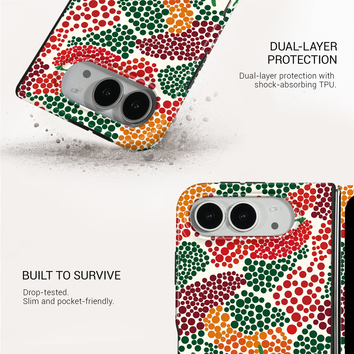 Flourish Tough Phone Case#DEVICE_iPhone Duo