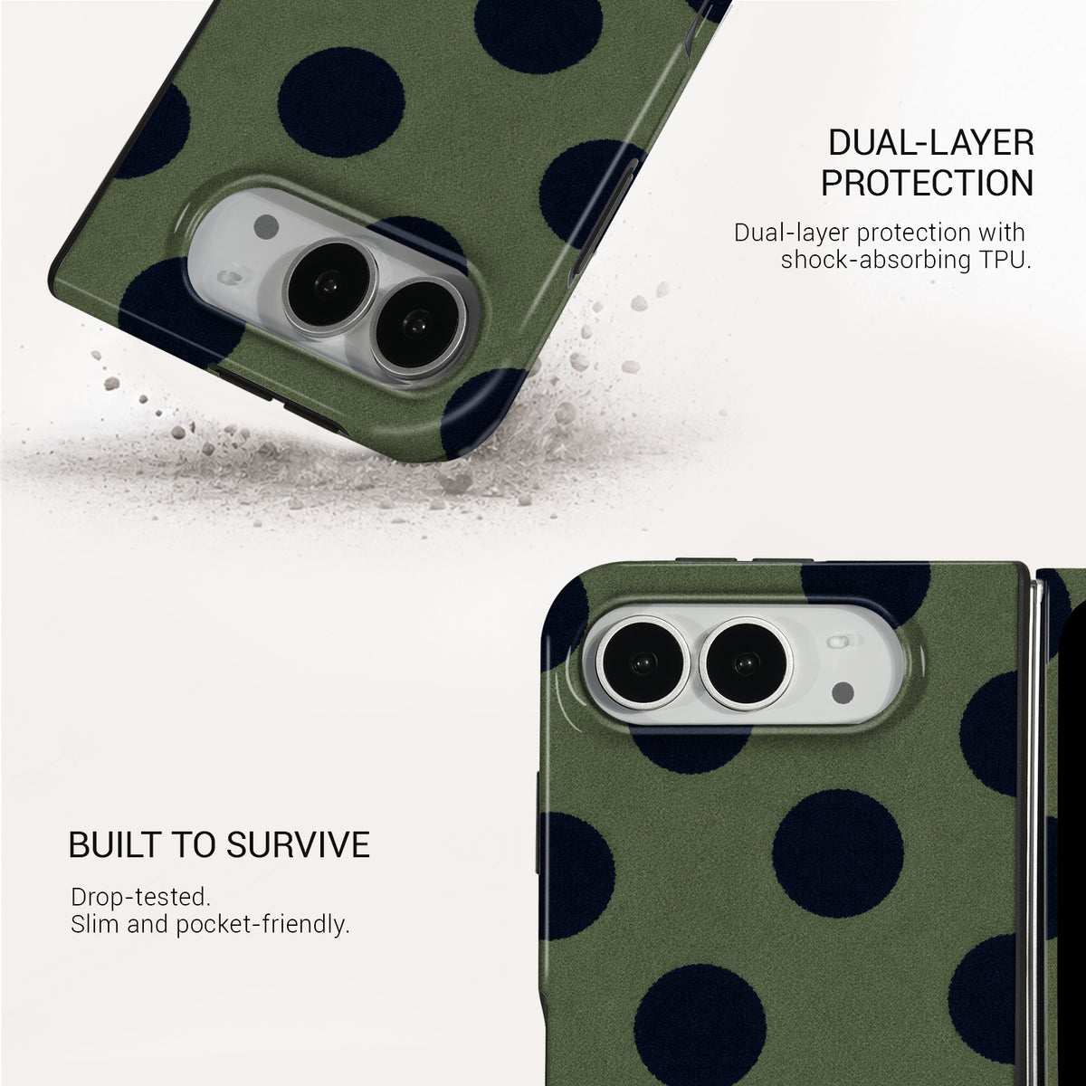 Olive Tough Phone Case#DEVICE_iPhone Duo