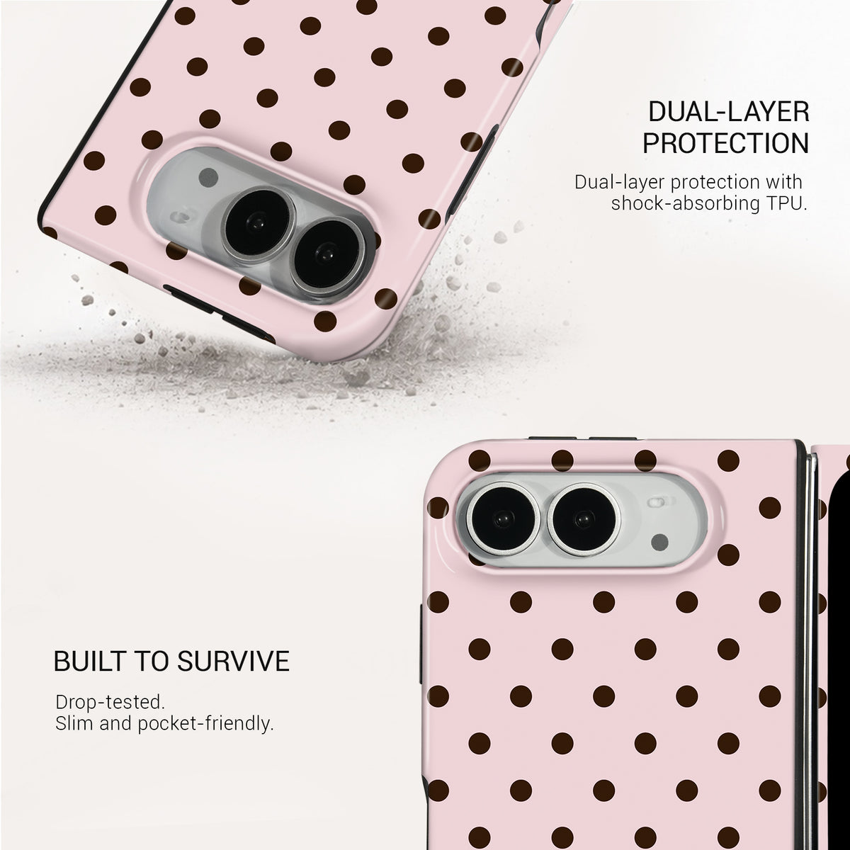 Nude Blush Tough Phone Case#DEVICE_iPhone Duo
