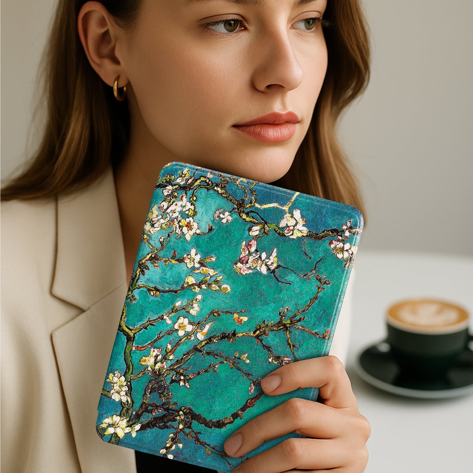 Mountain Apricot Blossom Kindle Basic 6 INCH Case