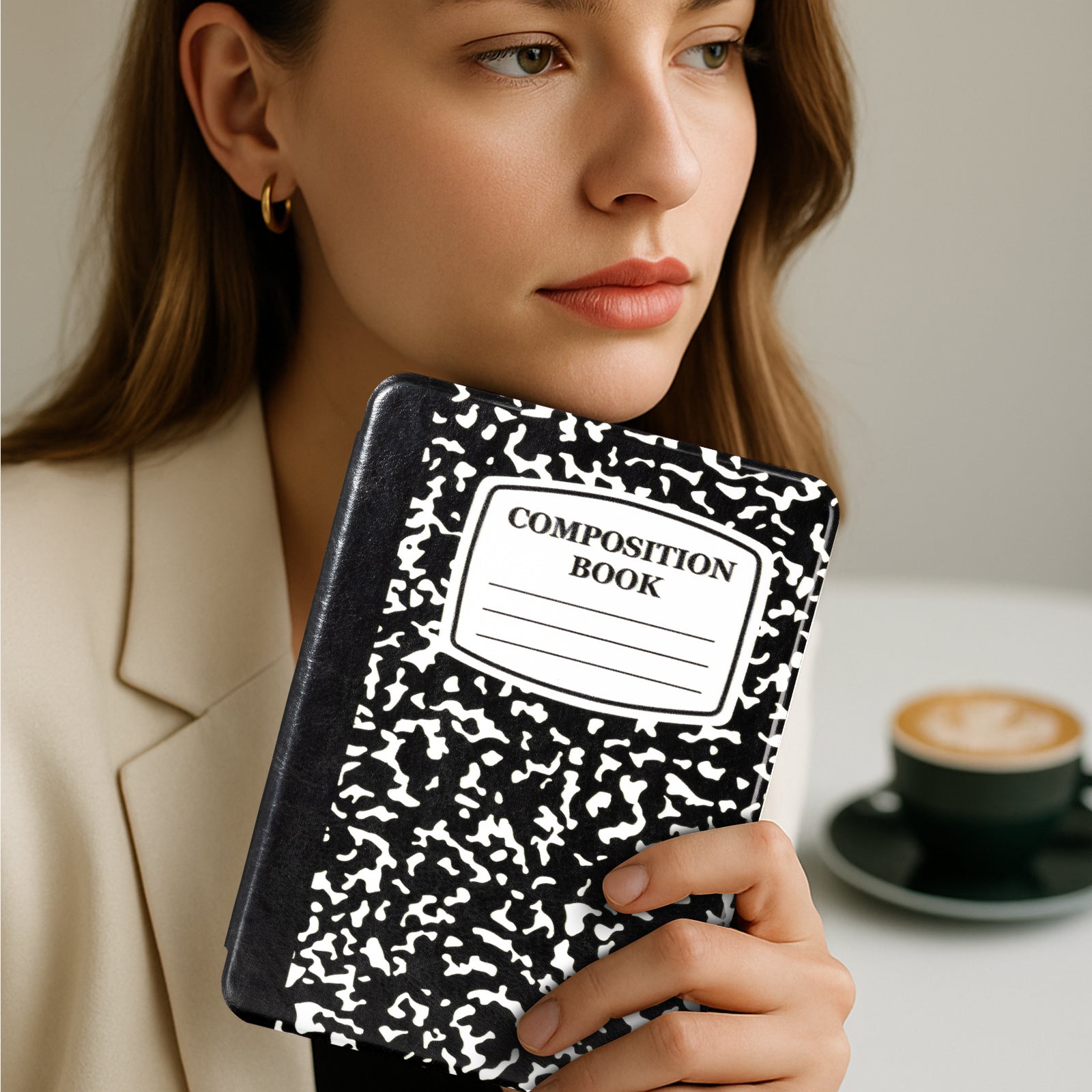 Classics Black Notes Kindle Basic 6 INCH Case