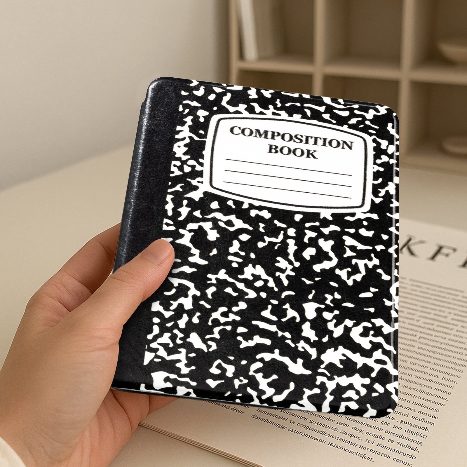 Classics Black Notes Kindle Basic 6 INCH Case