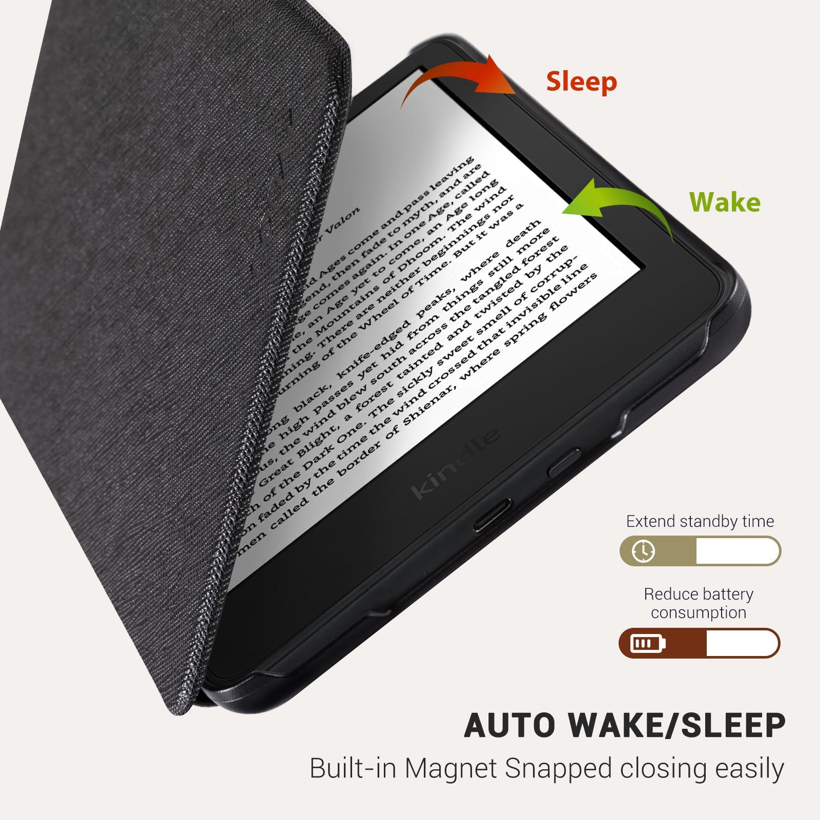 kindle 2022/2024 6 inch basic#Color_Cross Texture Black