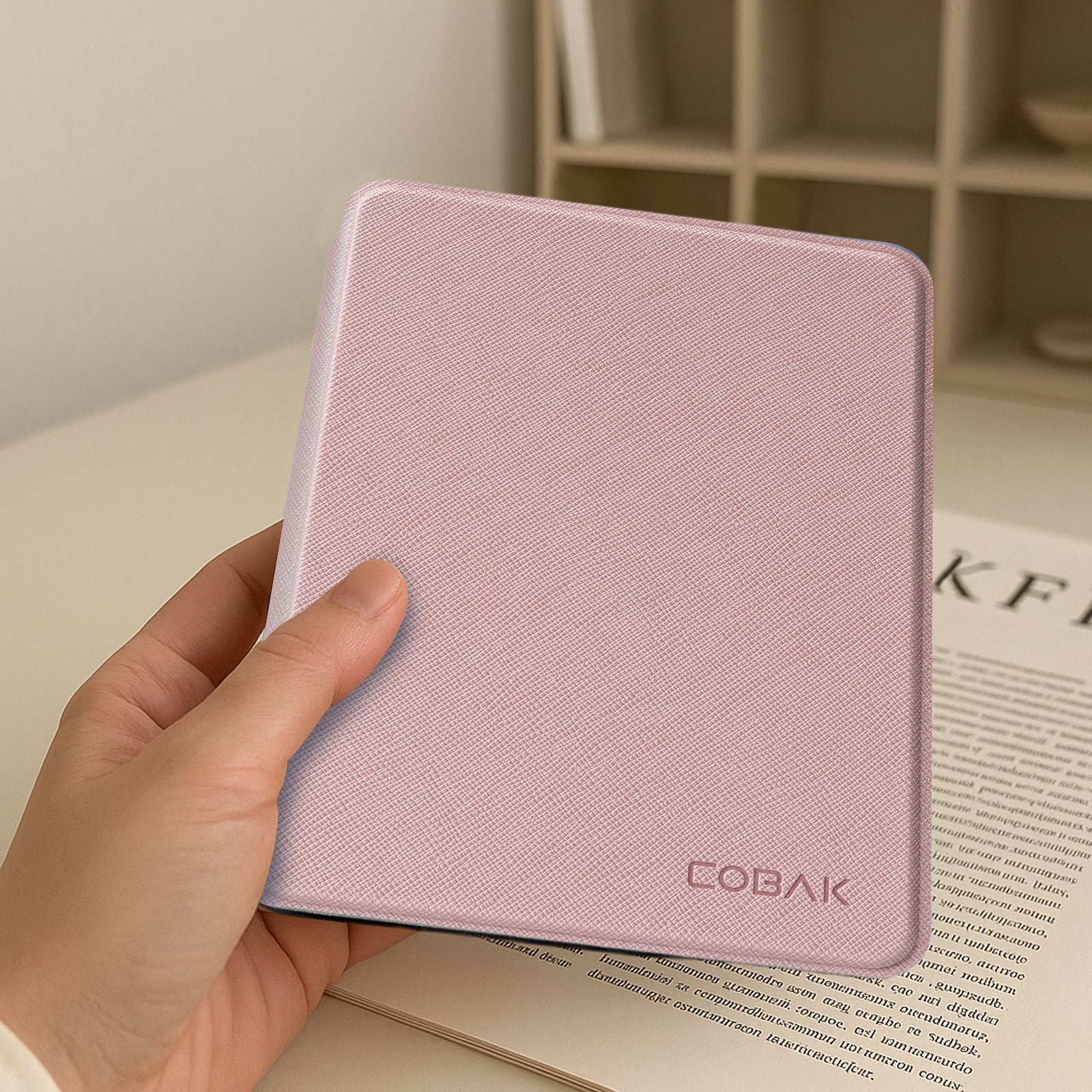 kindle 2022/2024 6 inch basic#Color_Cross Texture Rose Gold