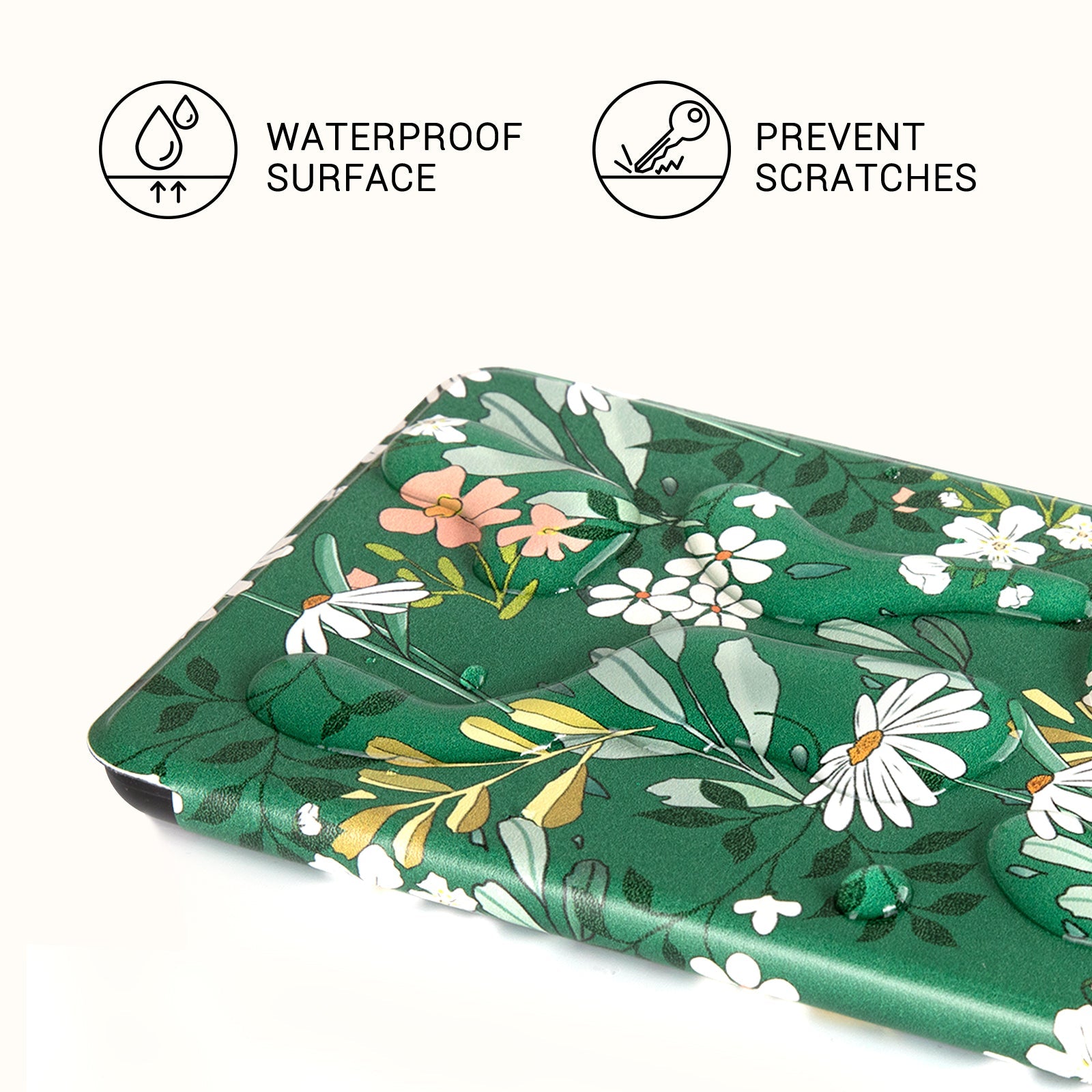 Eden Dark Green Flower Kindle Basic 6 INCH Case