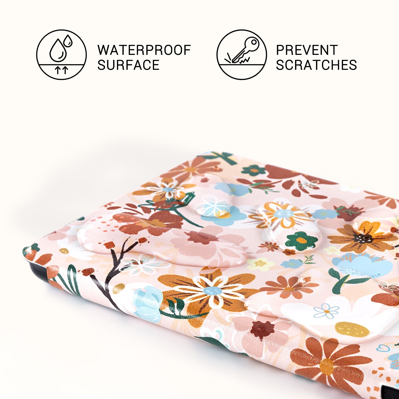 Eden Orange Floral Kindle Basic 6 INCH Case