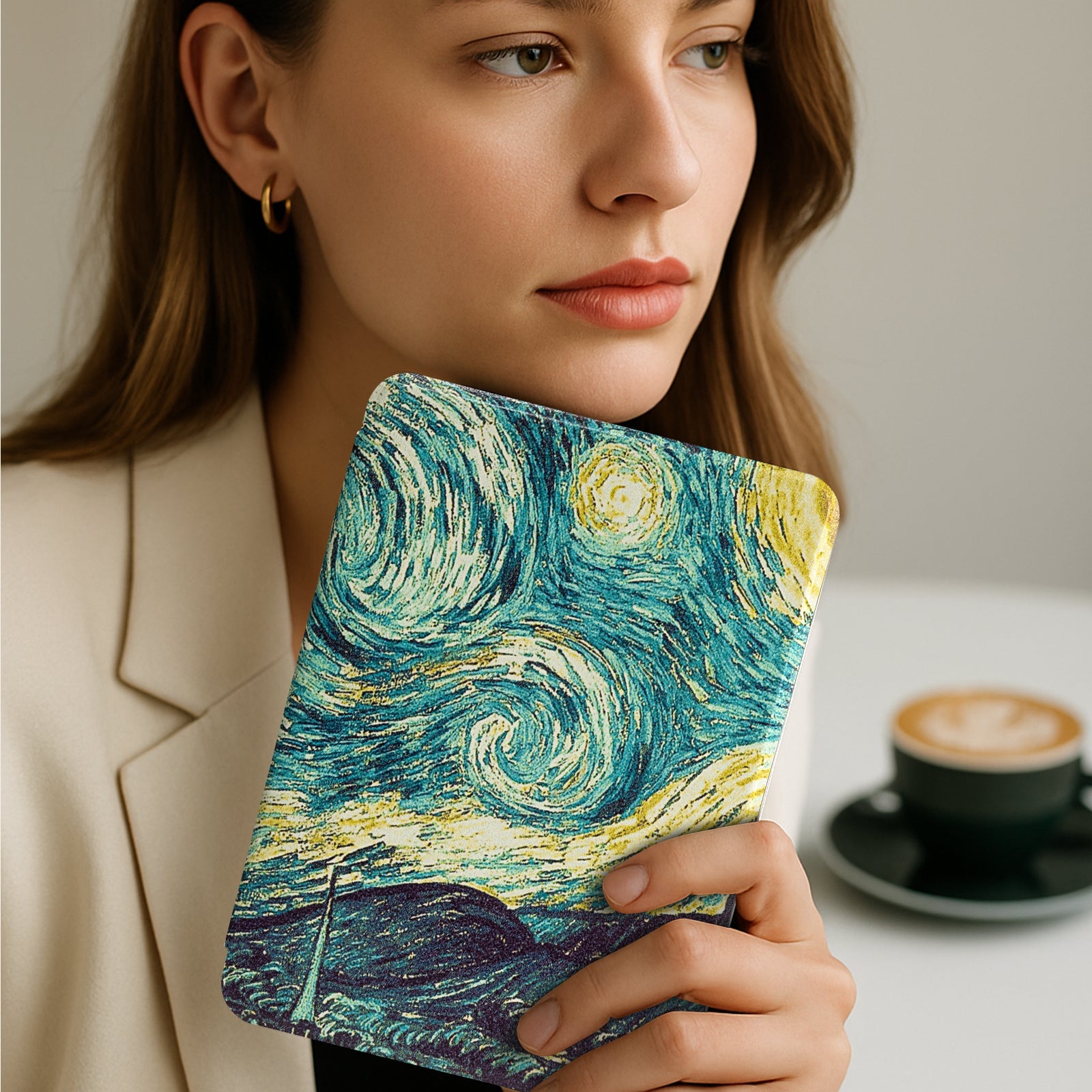 Senyu Starry Night Kindle Basic 6 INCH Case