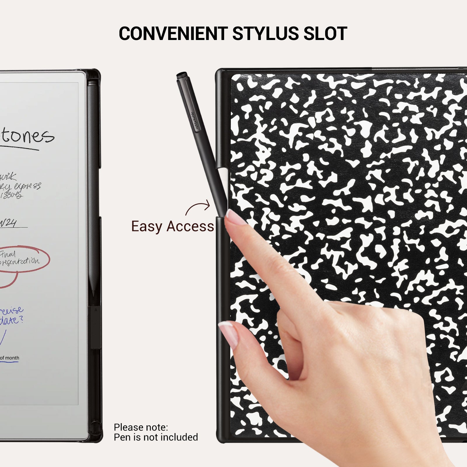 reMarkable Pro Basic Case#Color_Black Notes