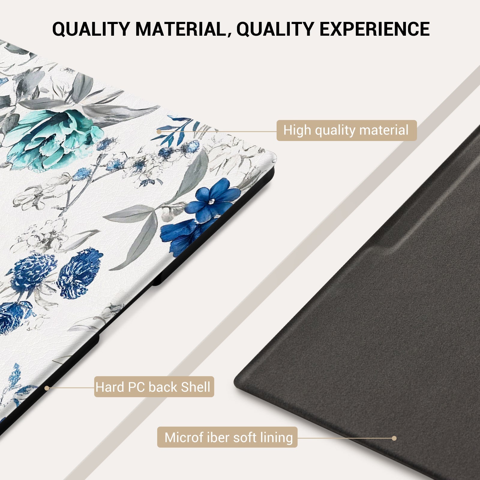 reMarkable Pro Basic Case#Color_Blue Floral