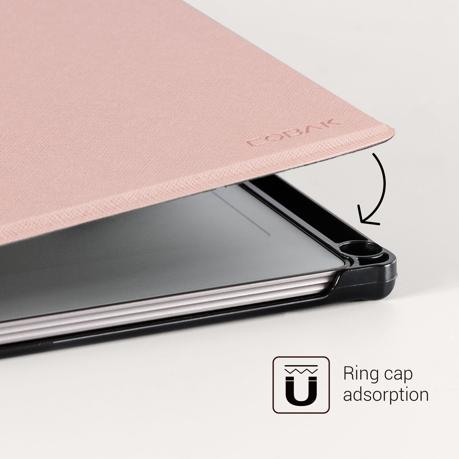 reMarkable Pro Basic Case#Color_Cross Texture Rose Gold