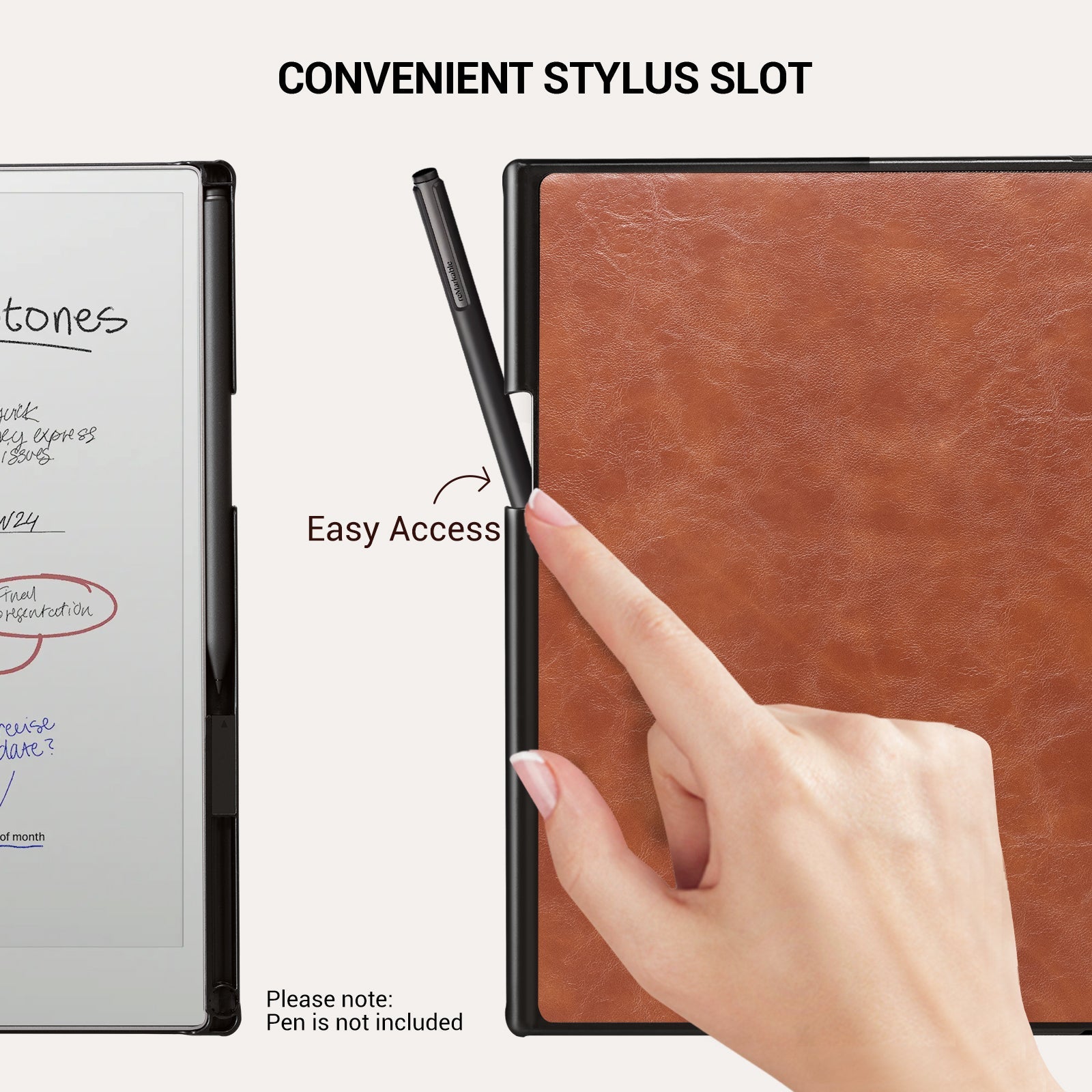 reMarkable Pro Basic Case#Color_Dark Brown