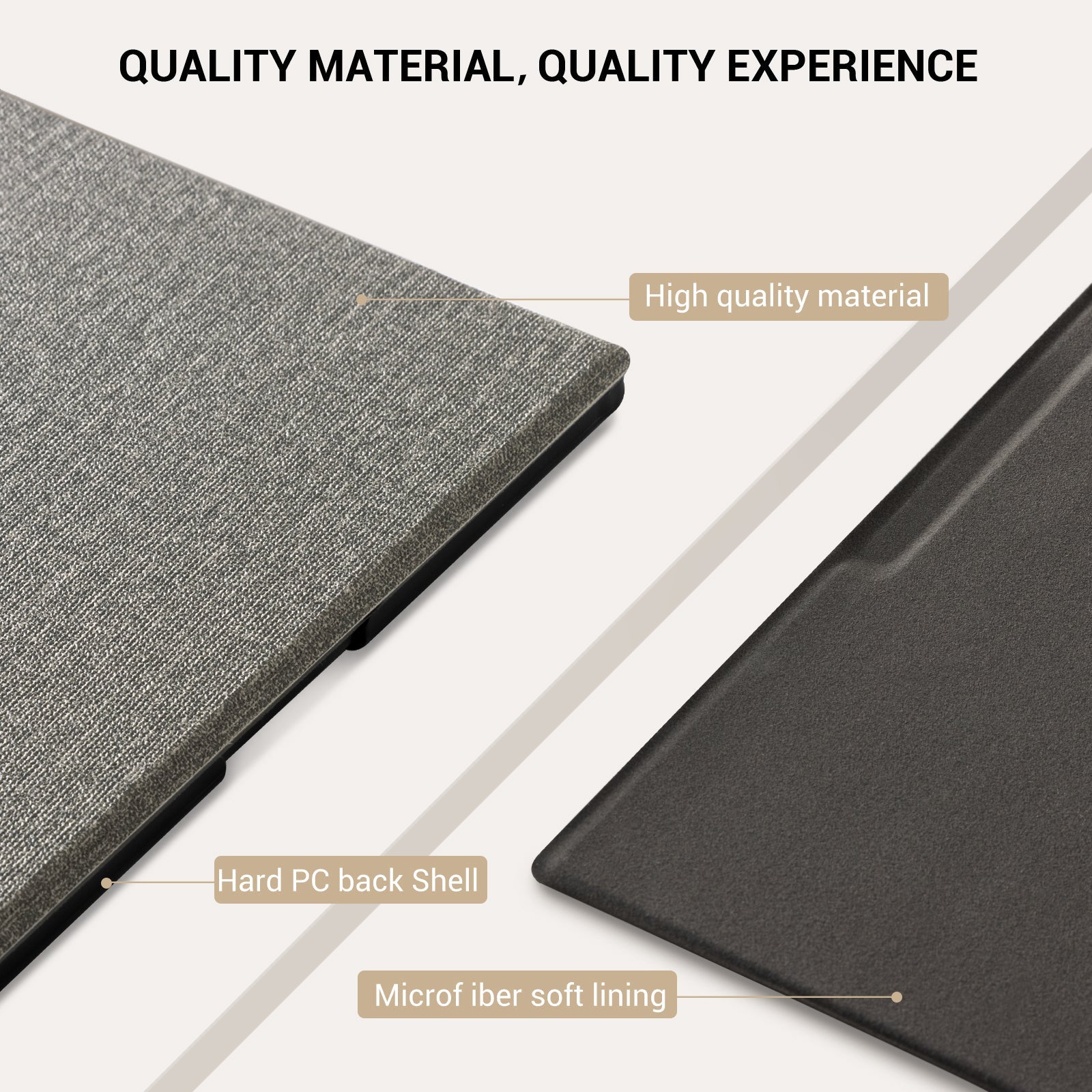 reMarkable Pro Basic Case#Color_Fabric Gray