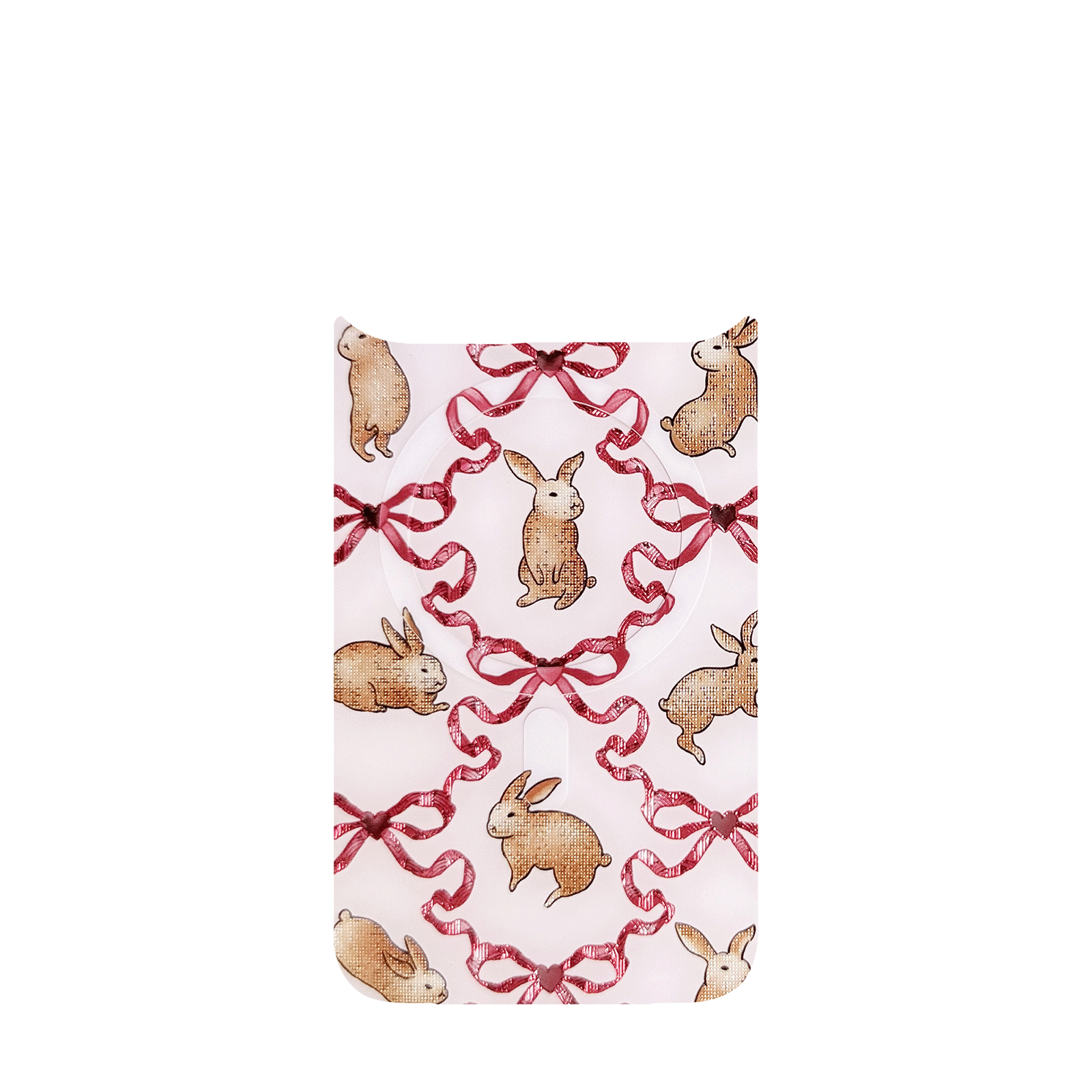 Cute Ribbon Bunny Snap-On Case for iPhone 17 Series