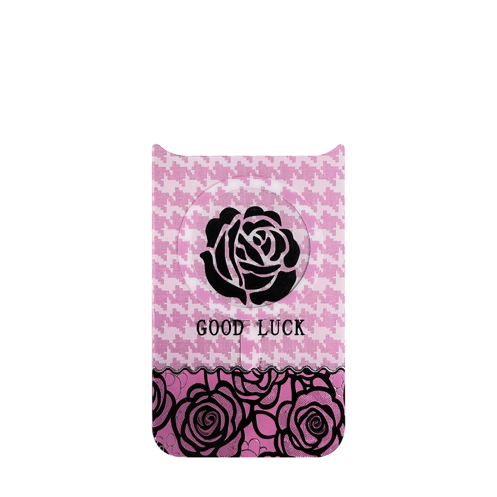 Houndstooth Rose Snap-On Case for iPhone 17 Series