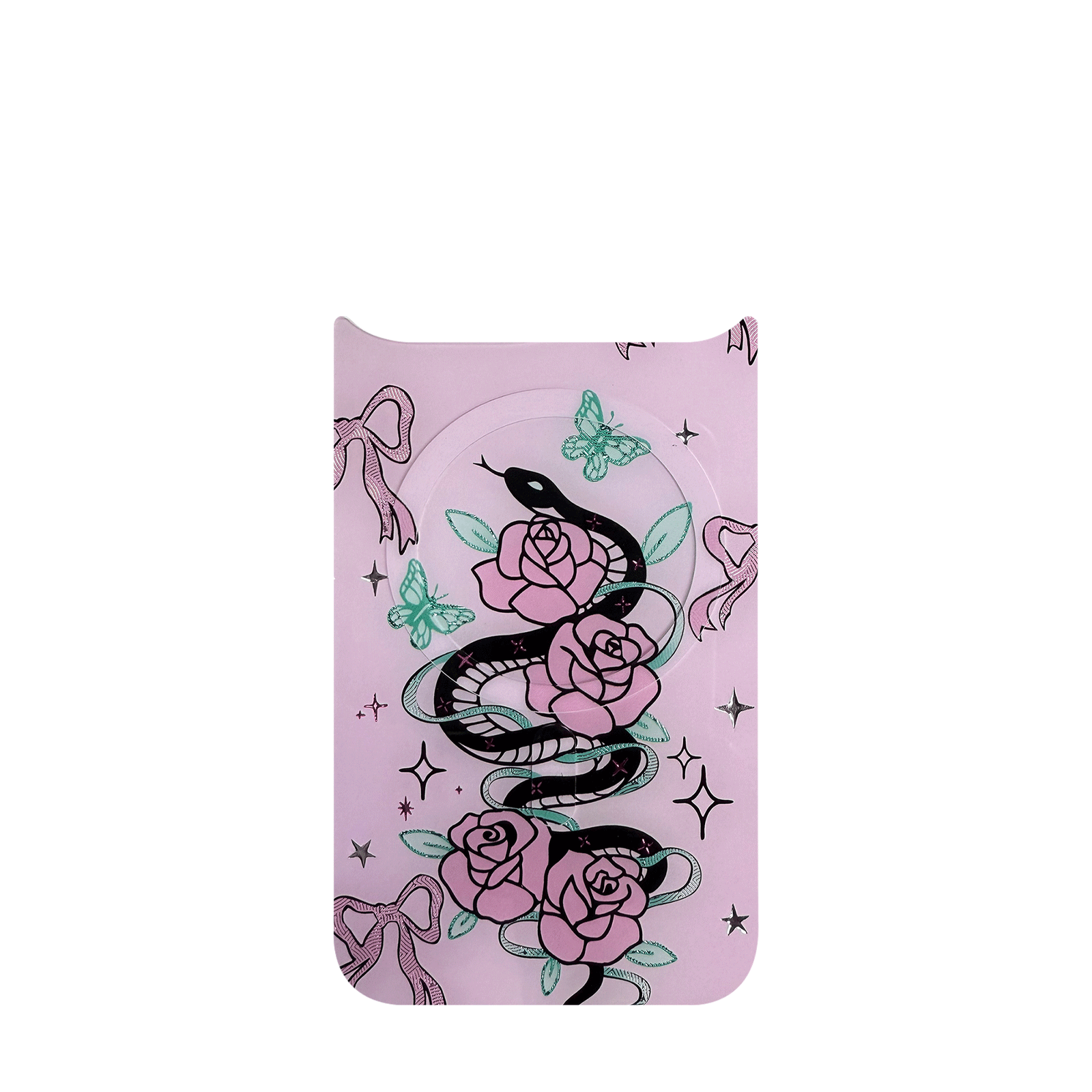 Enchanted Rose Serpent Snap-On Case for iPhone 17 Series