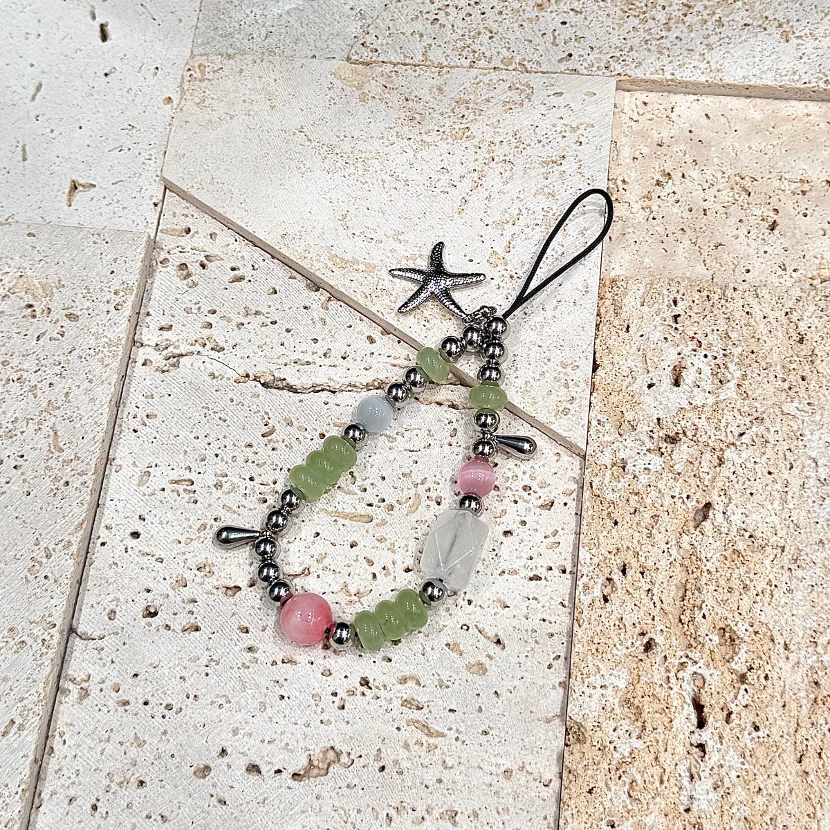 Coral Bloom Phone Charm