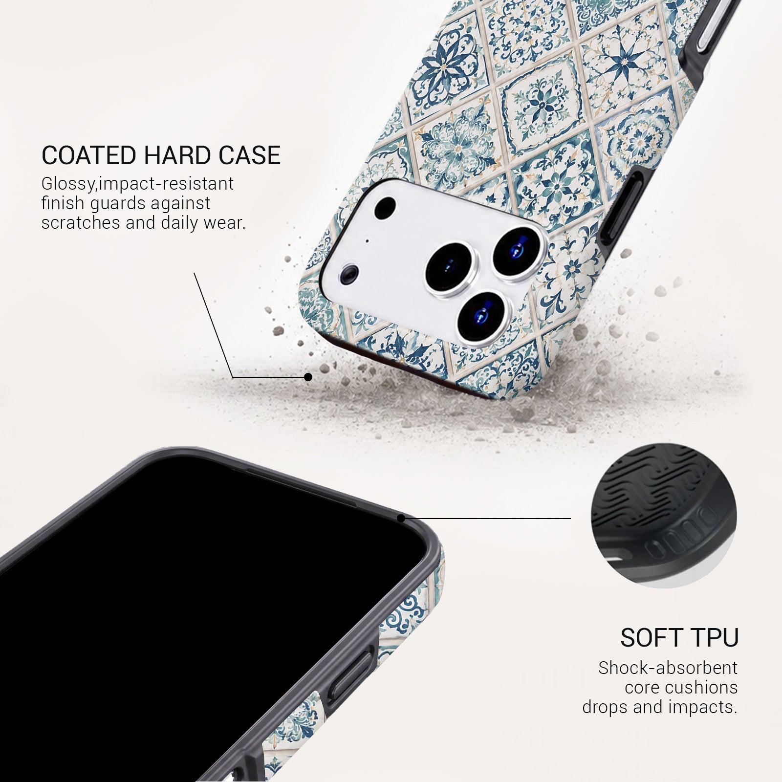Azulejo Tough Phone Case