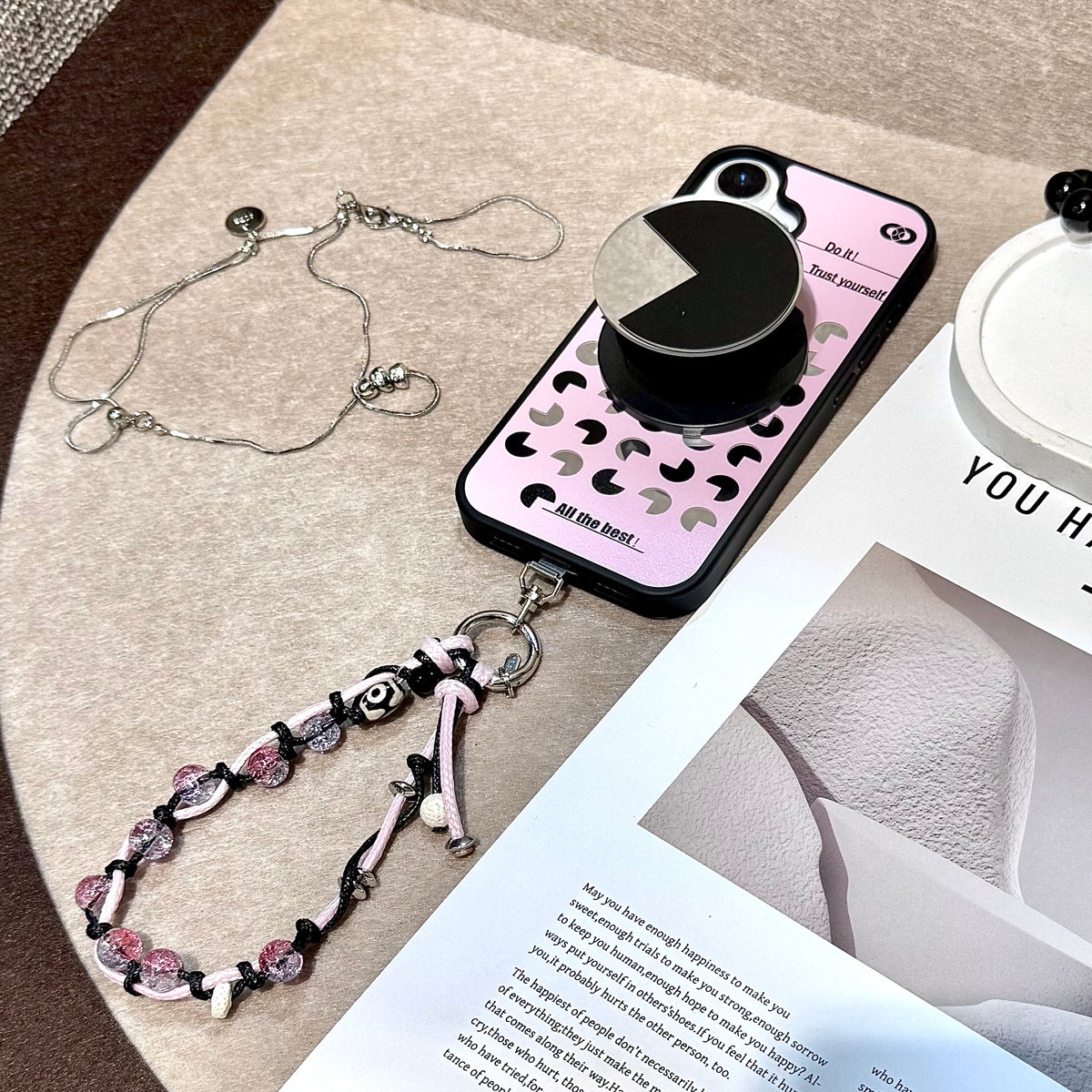 Fractured Dawn Phone Wristlet