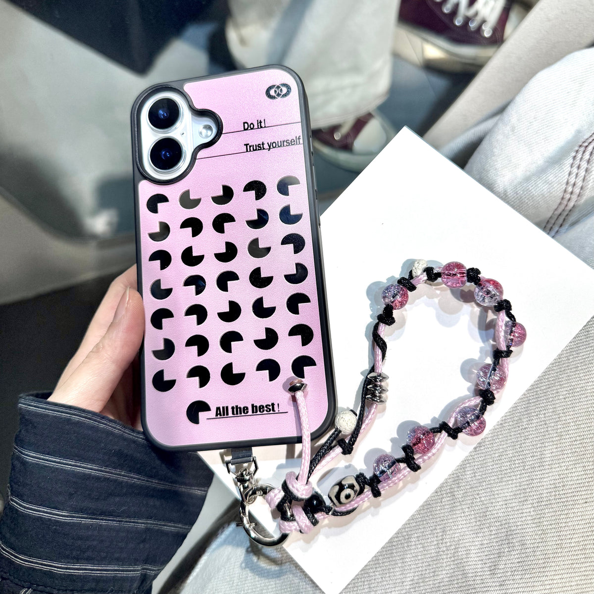 Fractured Dawn Phone Wristlet