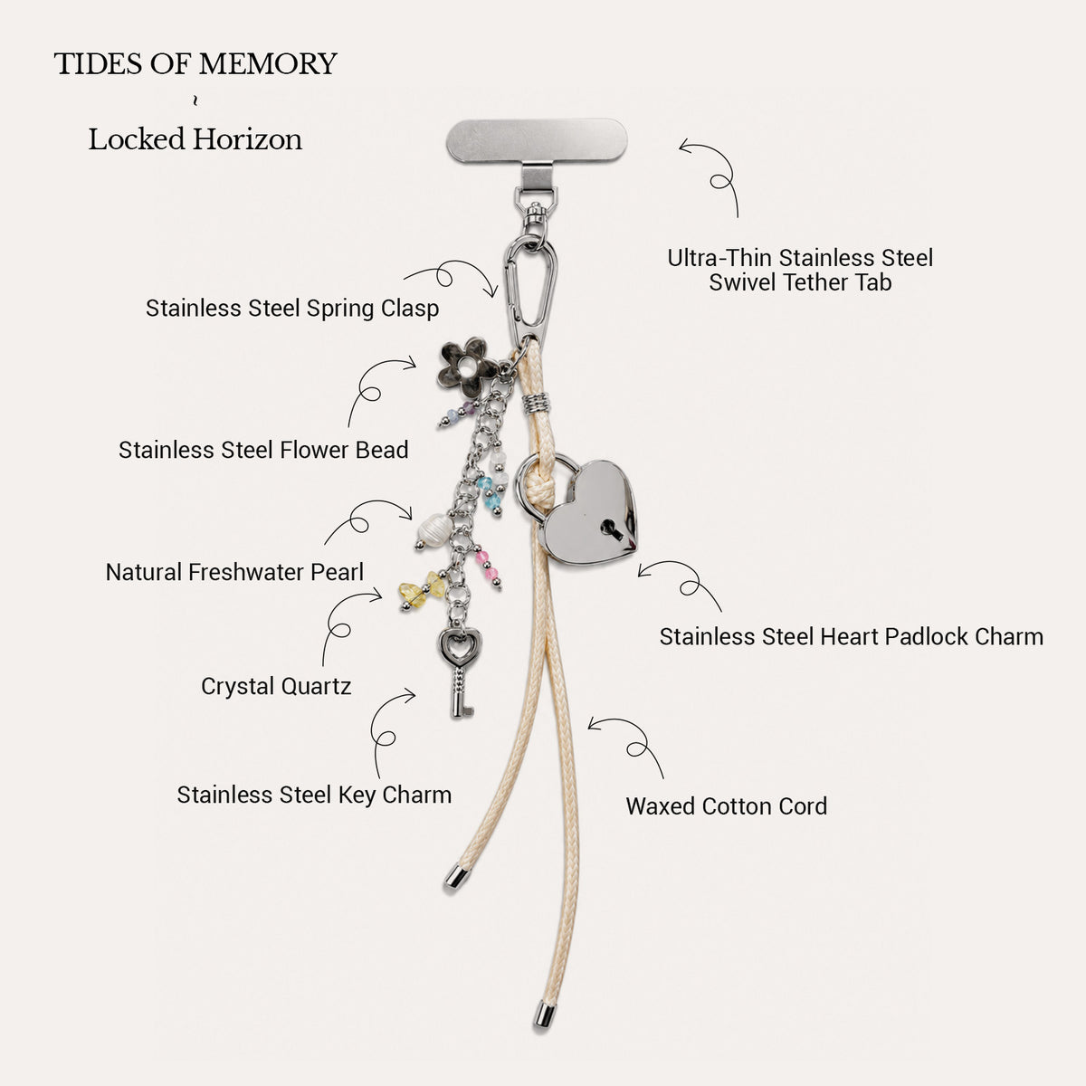 Dear Diary Phone Charm