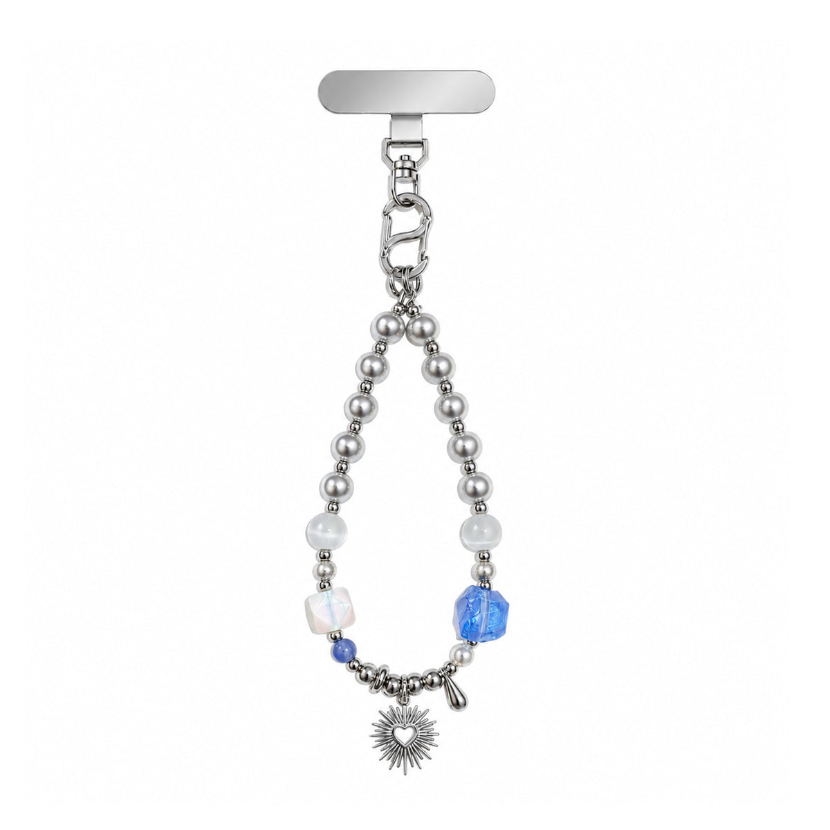 Azure Shell Phone Wristlet