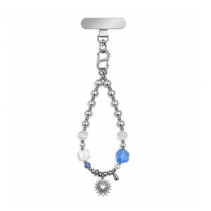 Azure Shell Phone Wristlet