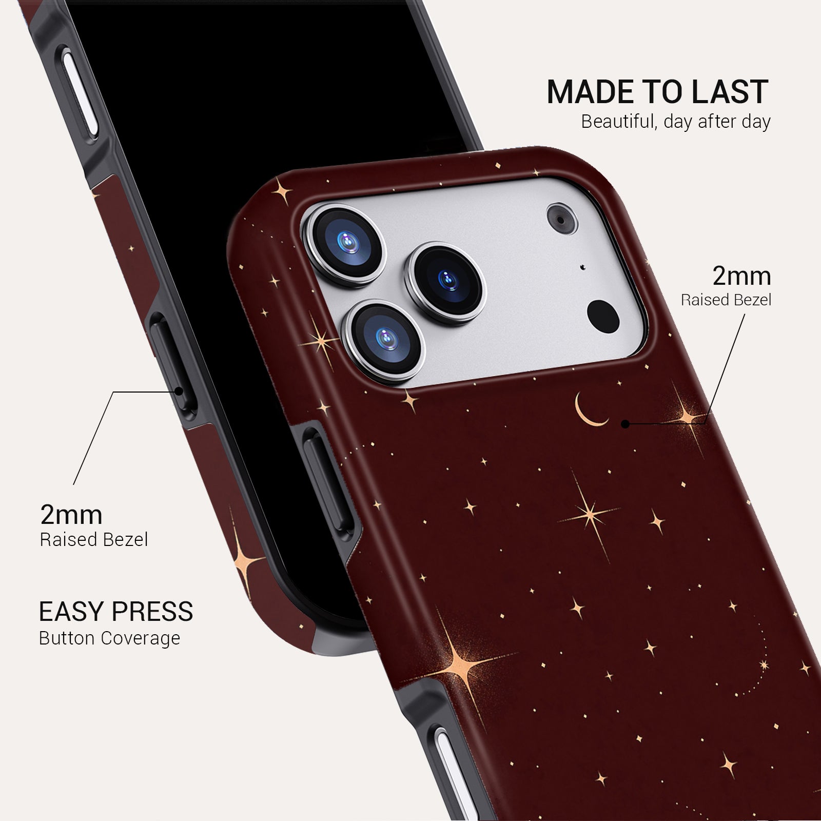 Bordeaux Nights Tough Phone Case
