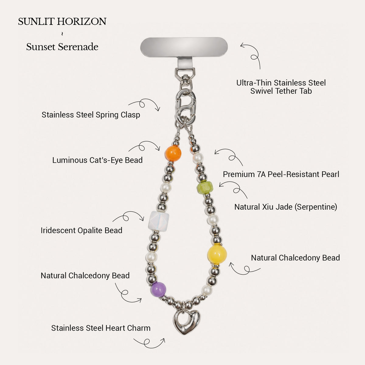 Sunset Serenade Phone Wristlet