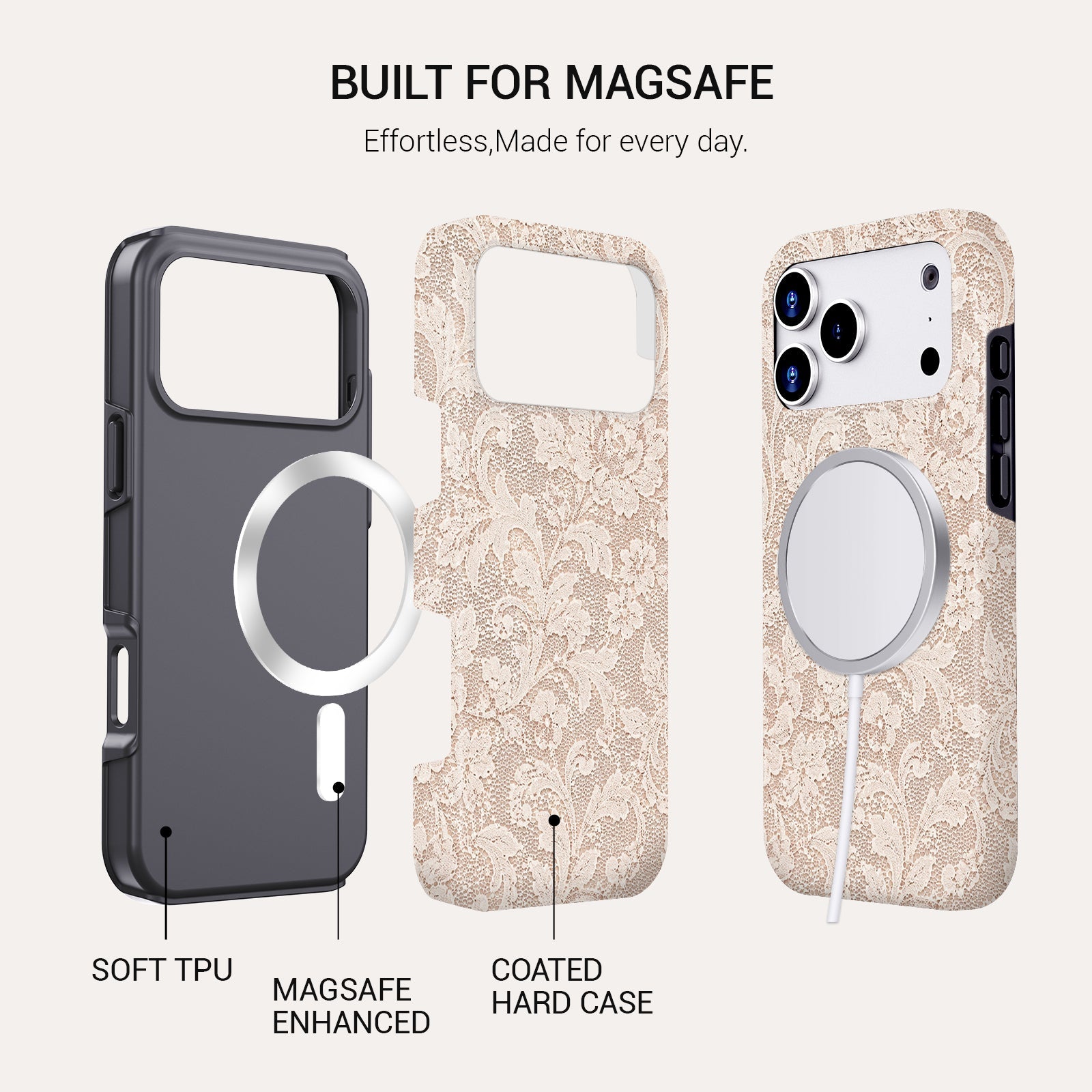 Chantilly Tough Phone Case