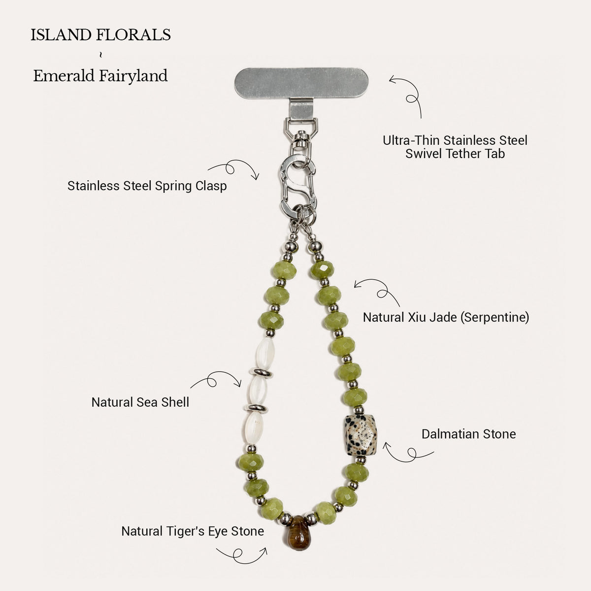 Emerald Fairyland Phone Wristlet