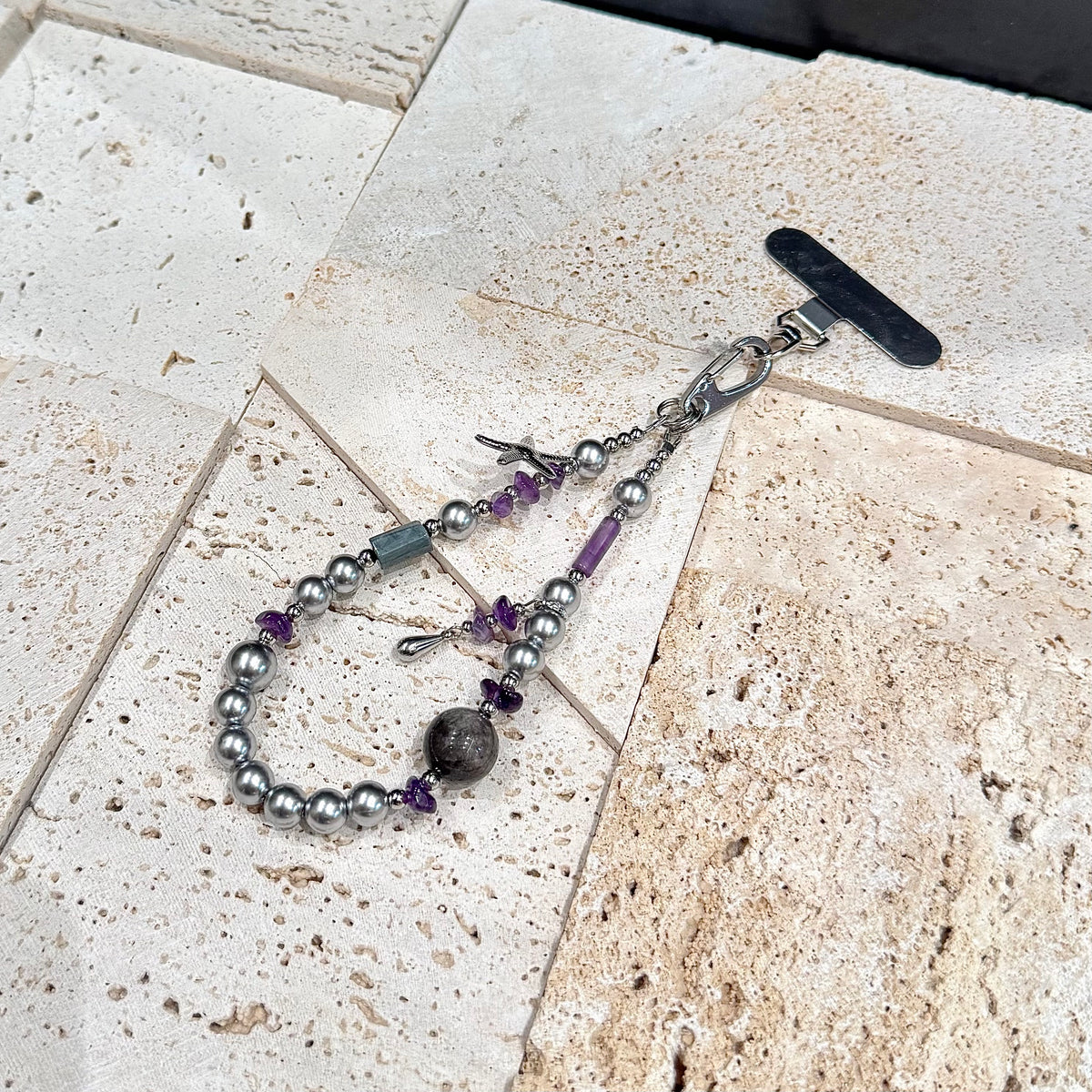 Violet Eclipse Phone Wristlet