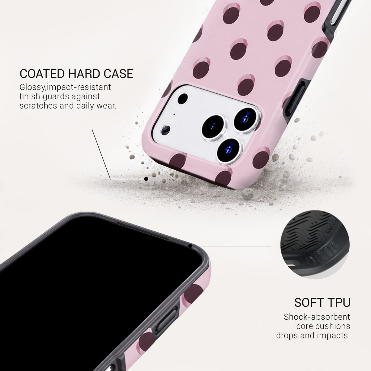 Dottie Tough Phone Case#DEVICE_iPhone 18 Pro Max|iPhone 18 Pro|iPhone 17 Pro Max|iPhone 17 Pro|iPhone 17 Air|iPhone 16 Pro Max|iPhone 16 Pro|iPhone 16 Plus|iPhone 16|iPhone 15 Pro Max|iPhone 15 Pro|iPhone 15 Plus|iPhone 15|iPhone 14 Pro Max|iPhone 14 Pro|iPhone 14 Plus|iPhone 14