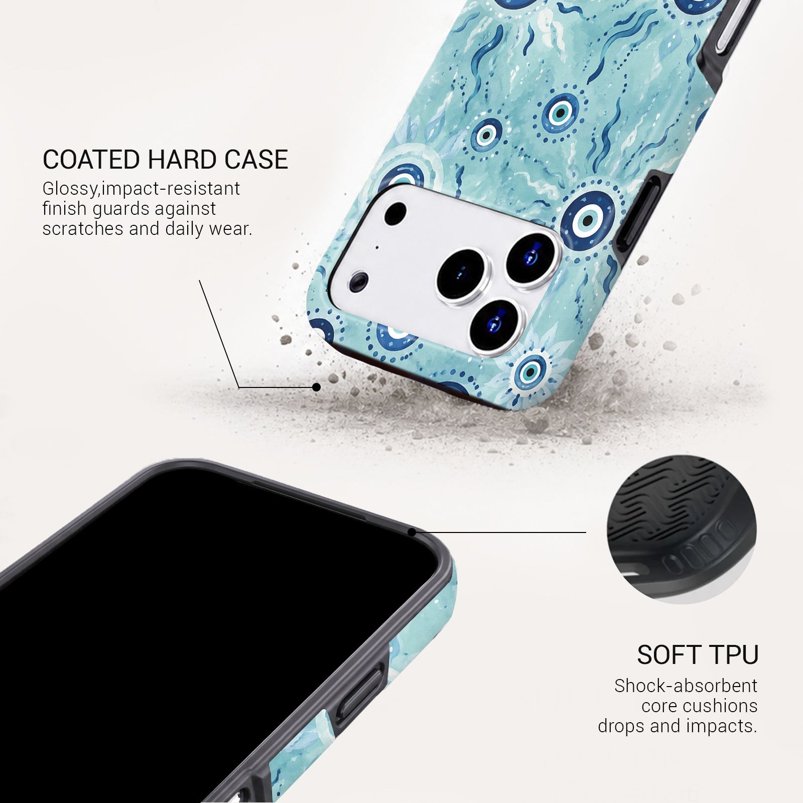 Evil Eye Tough Phone Case