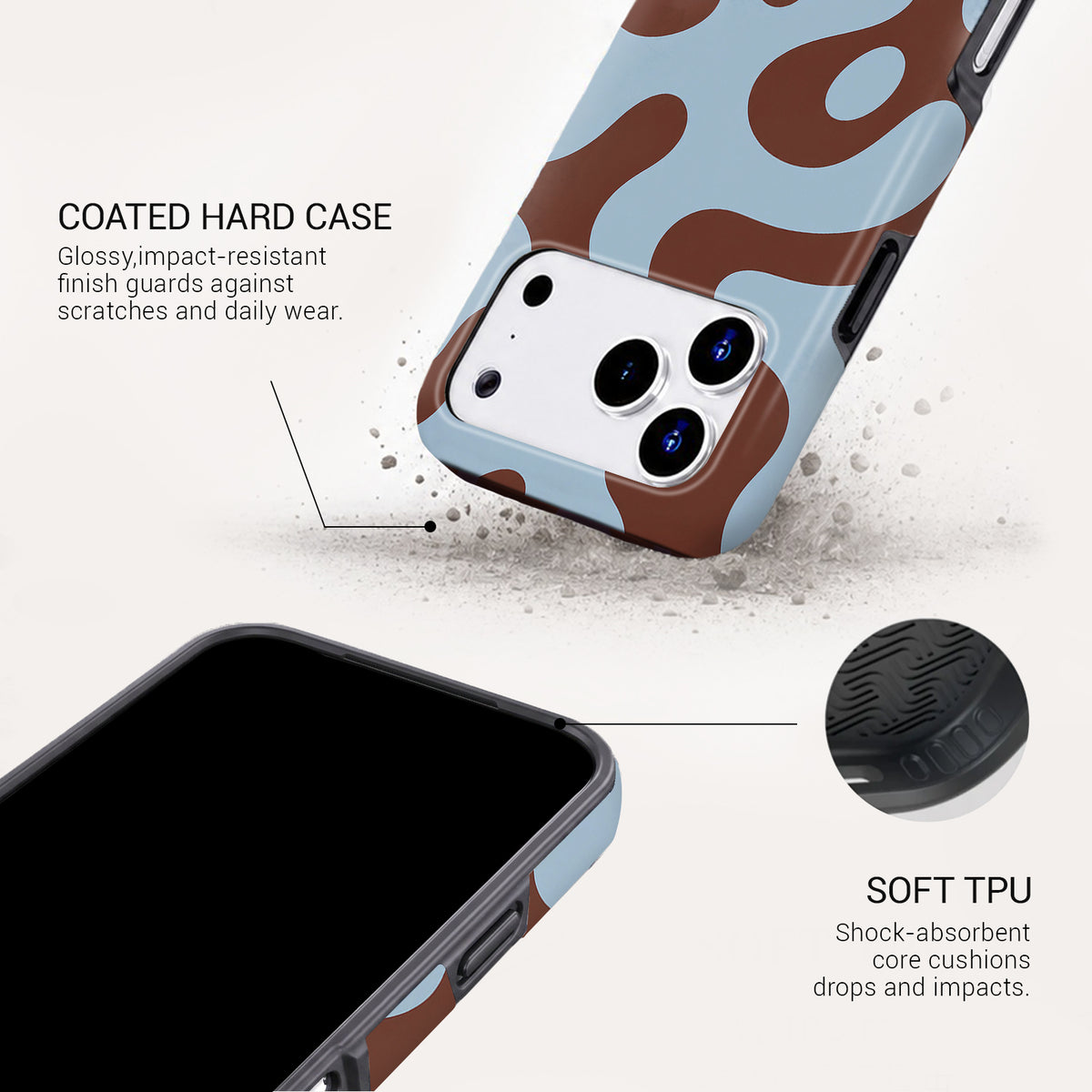 Mocha Melt Tough Phone Case#DEVICE_iPhone 18 Pro Max|iPhone 18 Pro|iPhone 17 Pro Max|iPhone 17 Pro|iPhone 17 Air|iPhone 16 Pro Max|iPhone 16 Pro|iPhone 16 Plus|iPhone 16|iPhone 15 Pro Max|iPhone 15 Pro|iPhone 15 Plus|iPhone 15|iPhone 14 Pro Max|iPhone 14 Pro|iPhone 14 Plus|iPhone 14