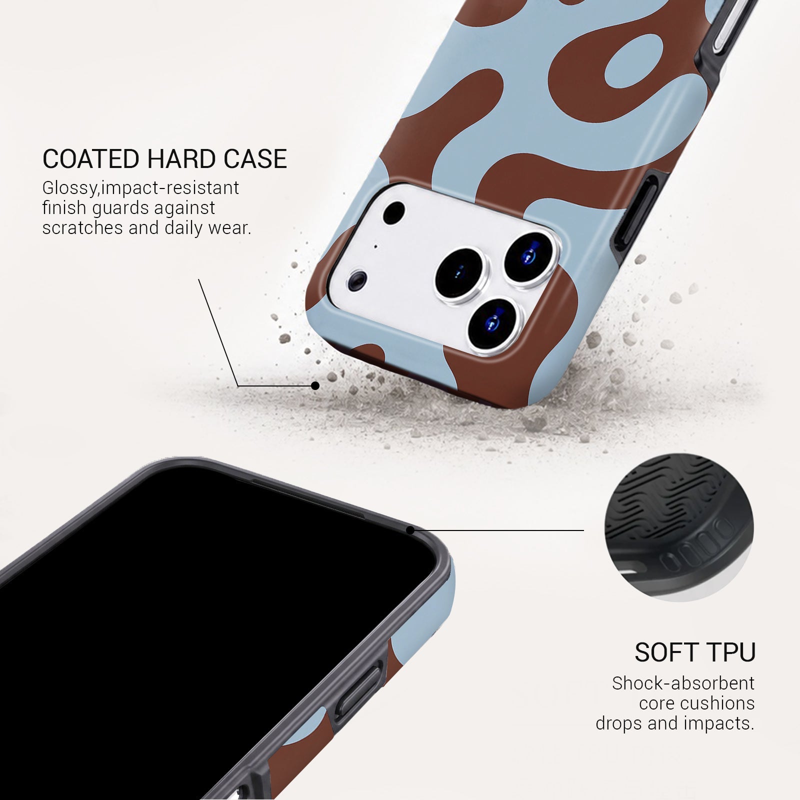 Mocha Melt Tough Phone Case