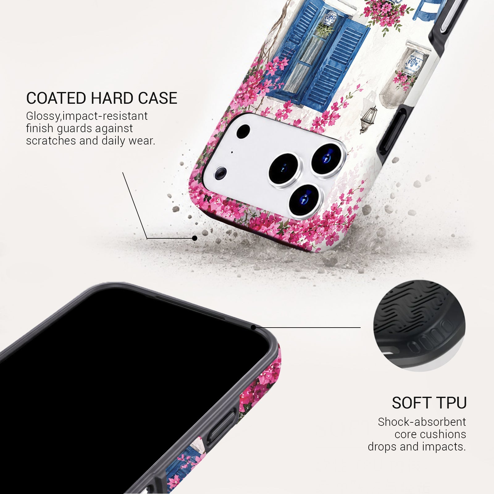 Mykonos Tough Phone Case