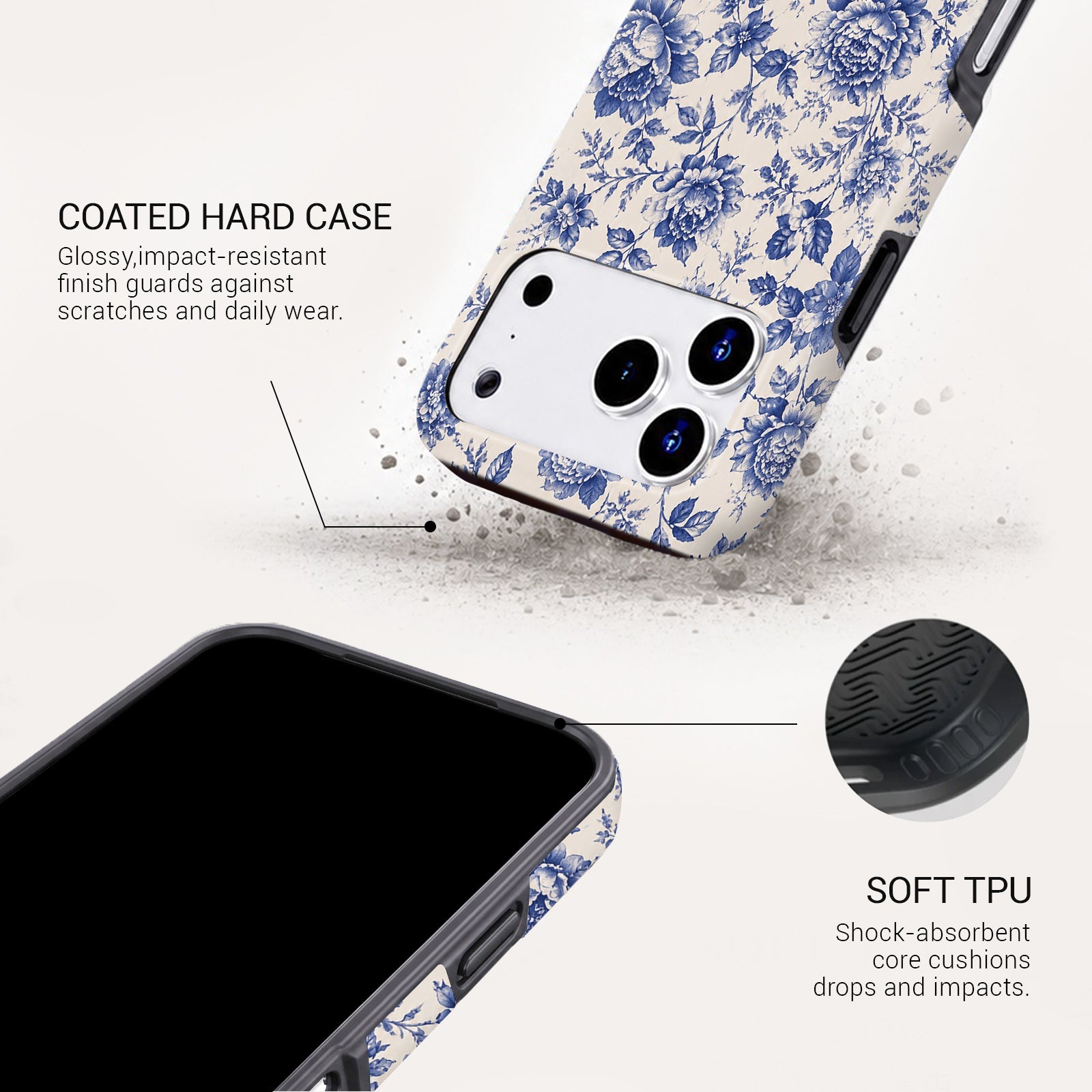 Porcelain Tough Phone Case