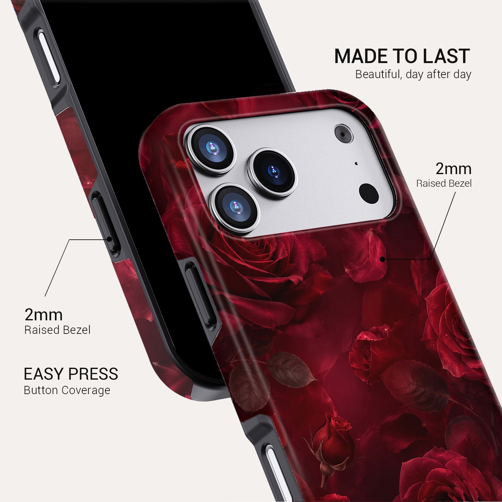 Velvet Rose Tough Phone Case