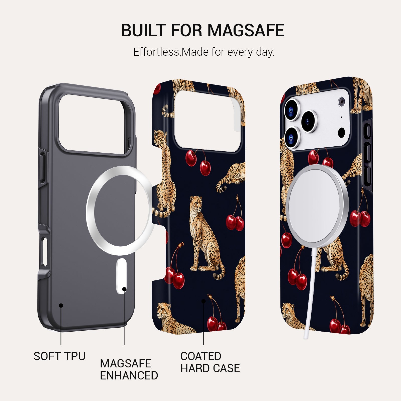 Wild Cherry Tough Phone Case