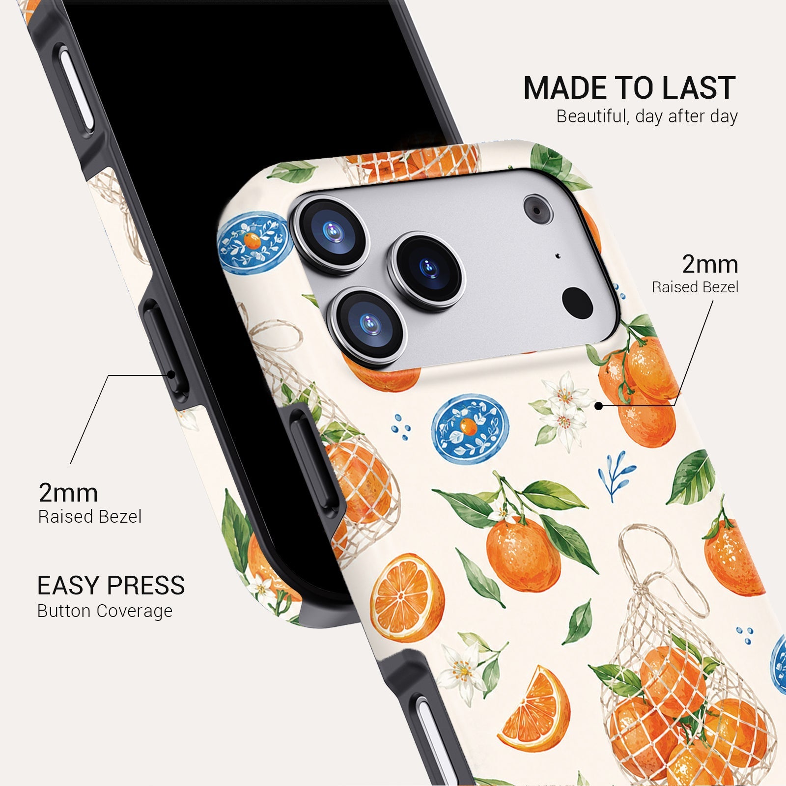 Orange Crush Tough Phone Case